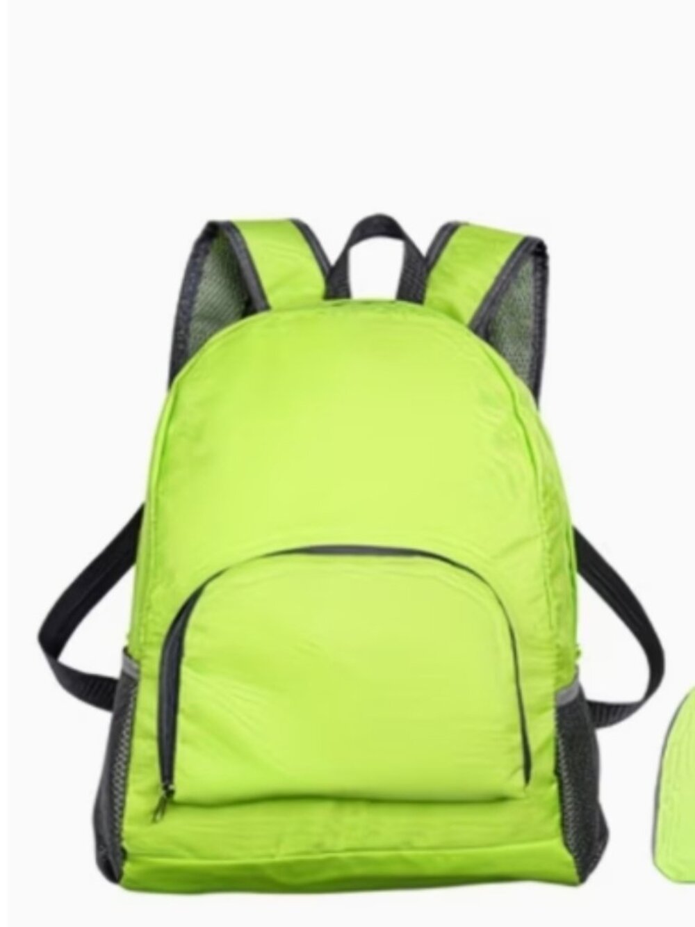 New Lightweight, Sturdy Ripe-Stop Nylon Foldable Multifunctional Backpack Green